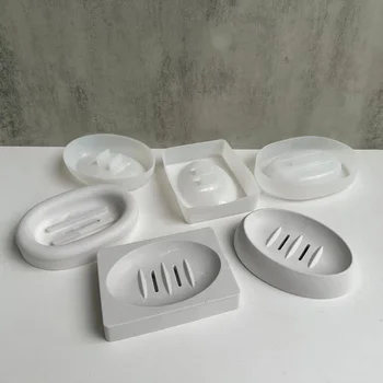Кутия за сапун Изтичане на сапун Сливная скоростна Тава Форма на Канализационна кутия за сапун Гипсова форма на Силиконовата форма за източване на сапун Декорация на баня