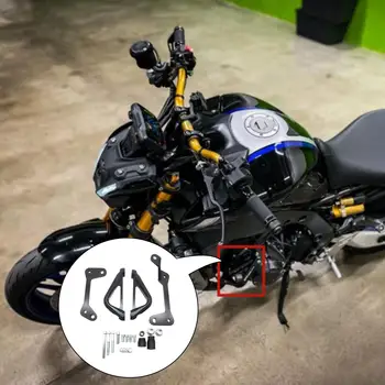 Защита на двигателя на мотоциклет от краш-бар Защита на предния капак на двигателя на Плъзгачи за Yamaha MT09 2021
